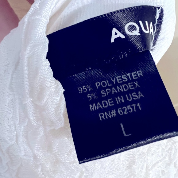 Aqua sleeveless peplum top - Picture 3 of 4